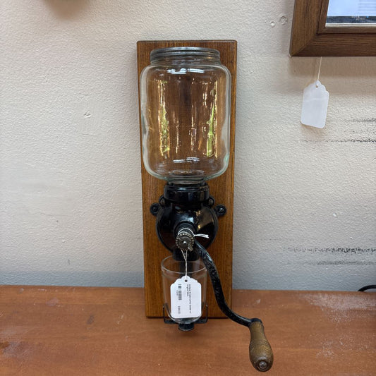 Antique Arcade Coffee Grinder w/ Original Glass