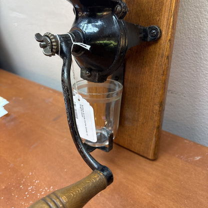 Antique Arcade Coffee Grinder w/ Original Glass