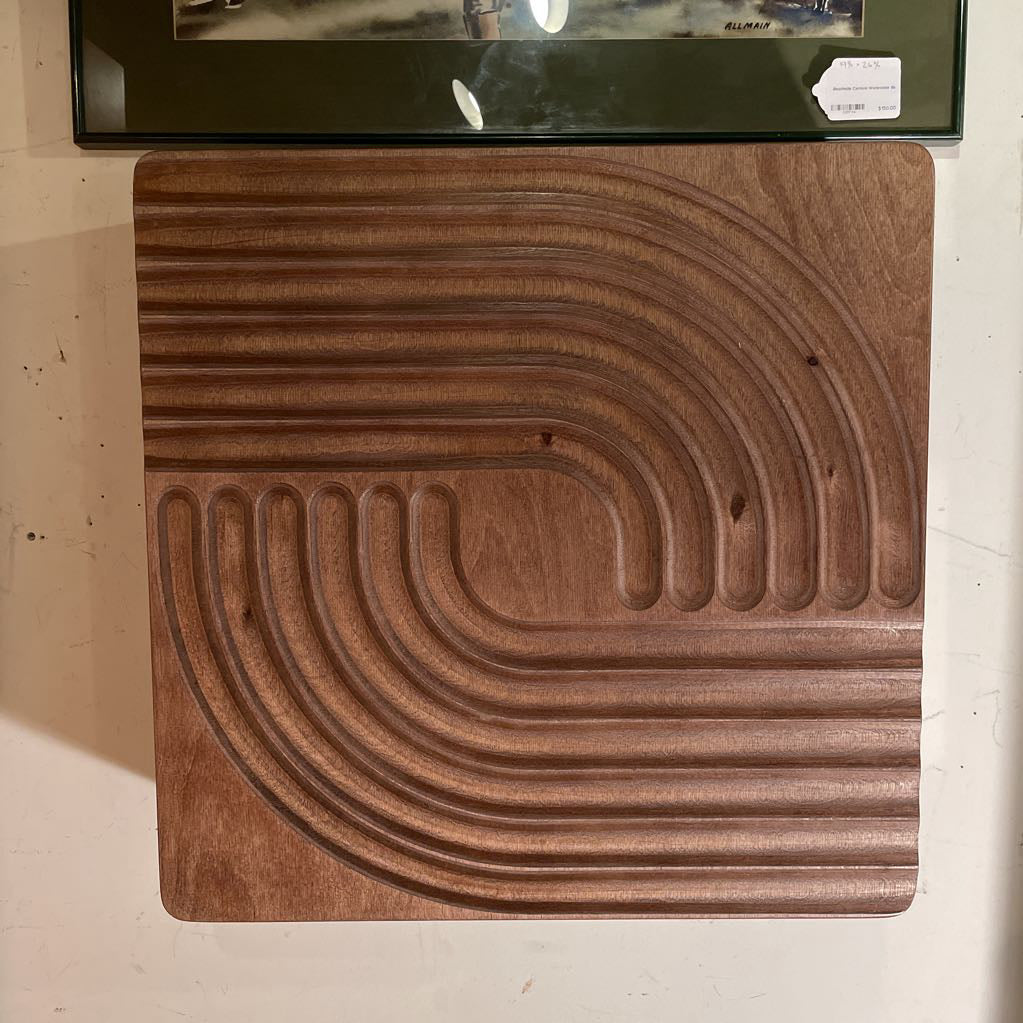 Hand Crafted Wall Mounted Desk Cabinet