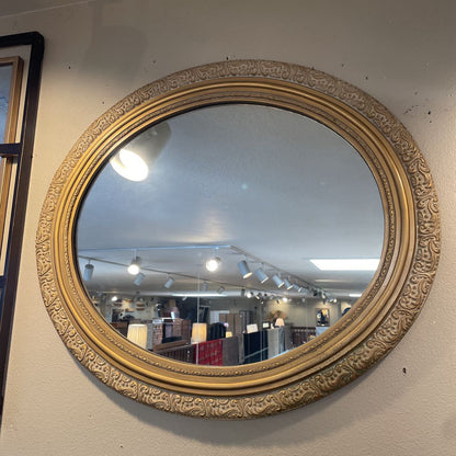 Gilded Oval Wall Mirror C MIRRORS