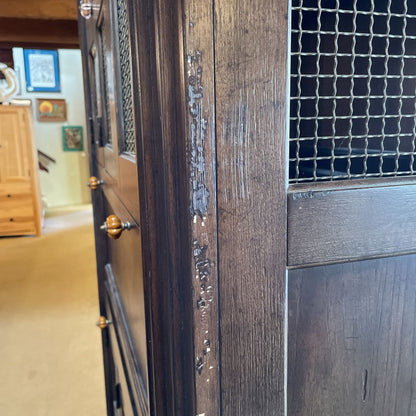 American Chapter Kentucky Bourbon Locker with Metal Cage Doors