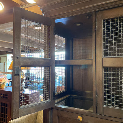 American Chapter Kentucky Bourbon Locker with Metal Cage Doors