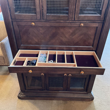 American Chapter Kentucky Bourbon Locker with Metal Cage Doors