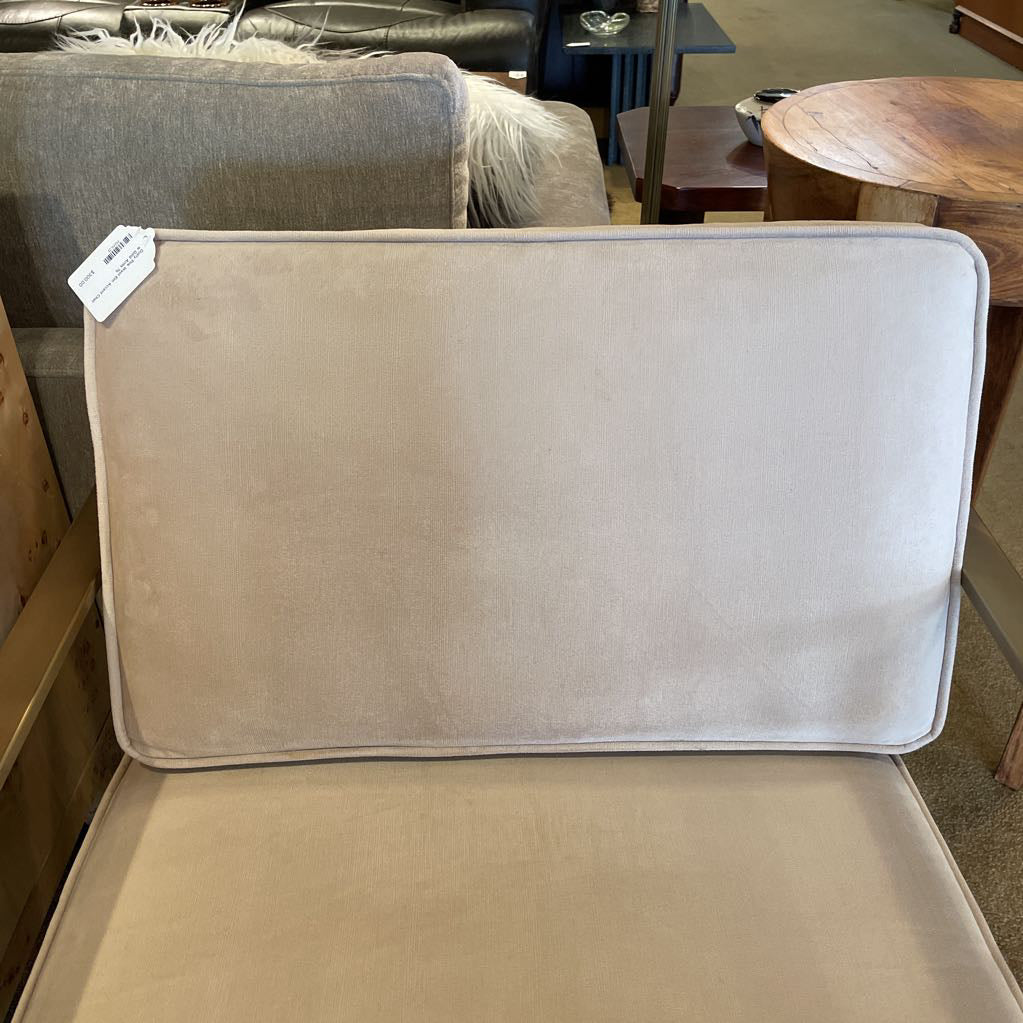 Dusty Pink West Elm Accent Chair w Gold Arms U ACCENT CHAIRS