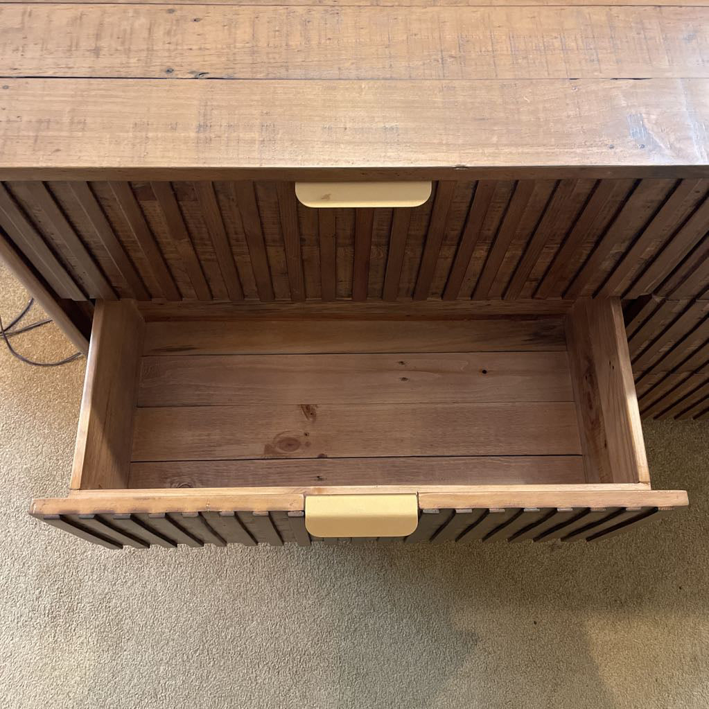 Slatted Front Pine Dresser C LOWBOYS