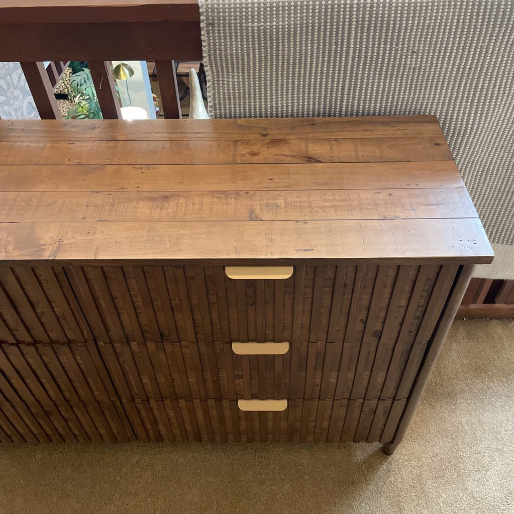 Slatted Front Pine Dresser C LOWBOYS
