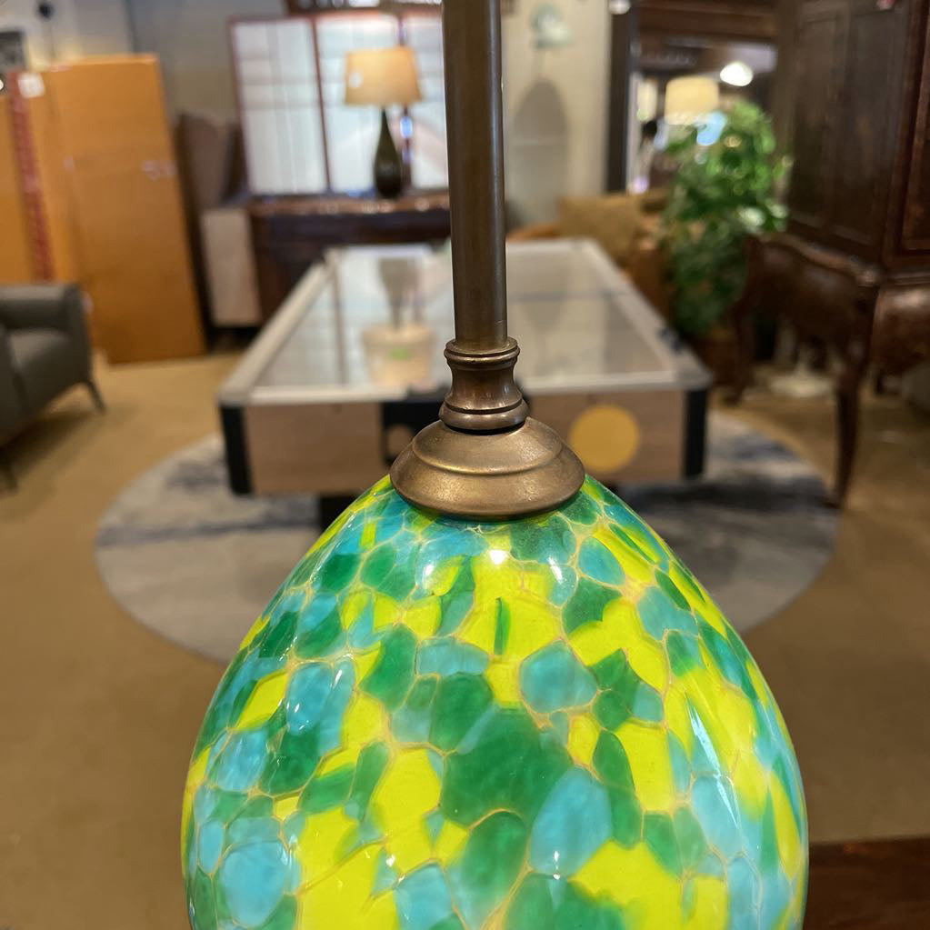Blue, Yellow and Green Small Pendant Light