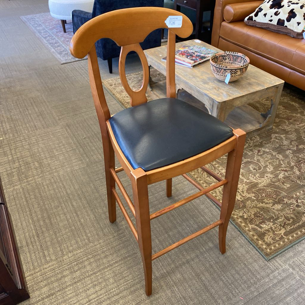 Black & Tan NeoClassic Napoleon Style Barstool C STOOLS