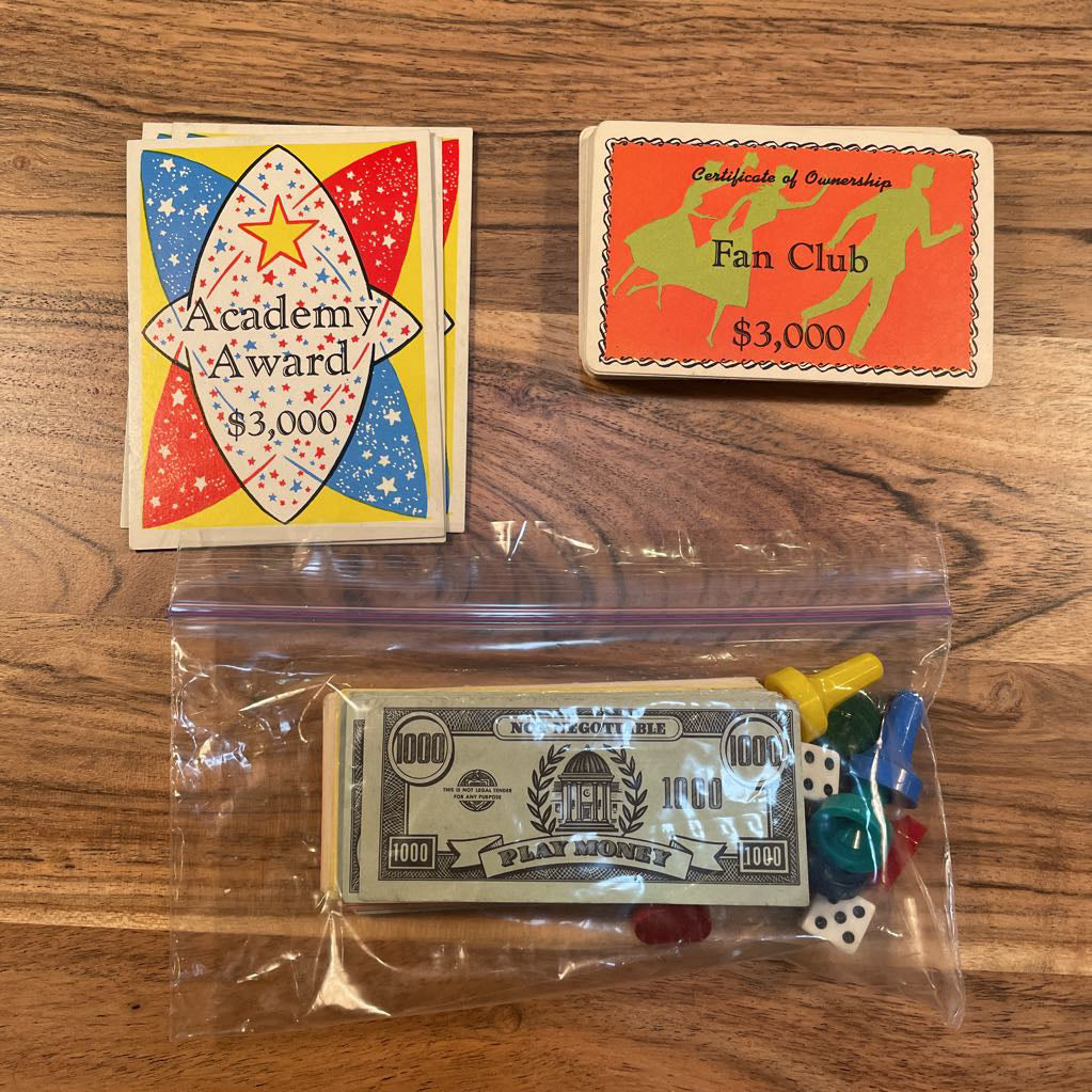 Vintage Game of Hollywood Stars UNIQUE FINDS