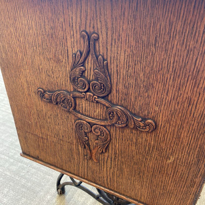 Antique SINGER Quarter Oak Sewing Machine UNIQUE FINDS