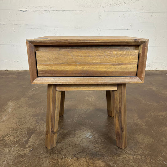 Brushed Pecan 1 Drawer Nightstand C NIGHTSTANDS