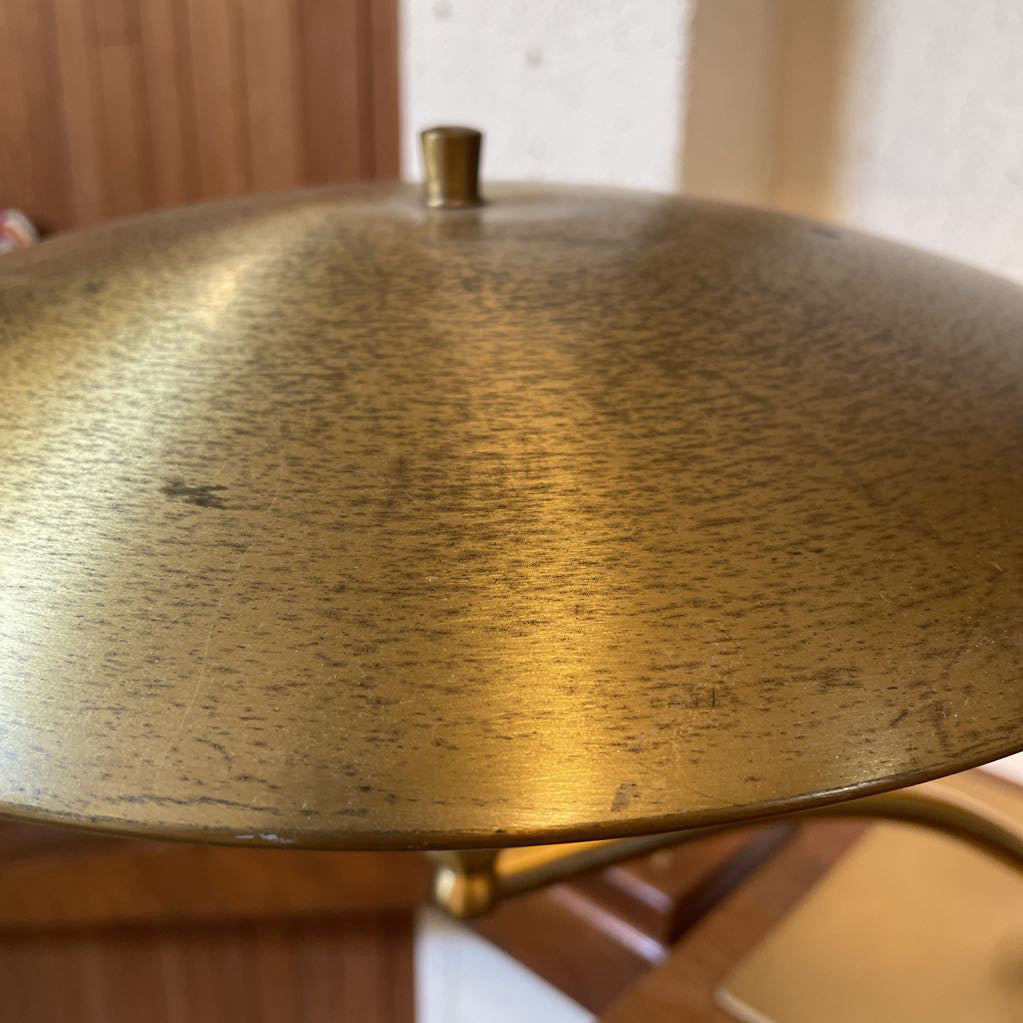 Golden Flying Saucer Sconce Lamp