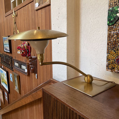 Golden Flying Saucer Sconce Lamp