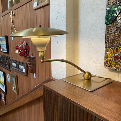 Golden Flying Saucer Sconce Lamp