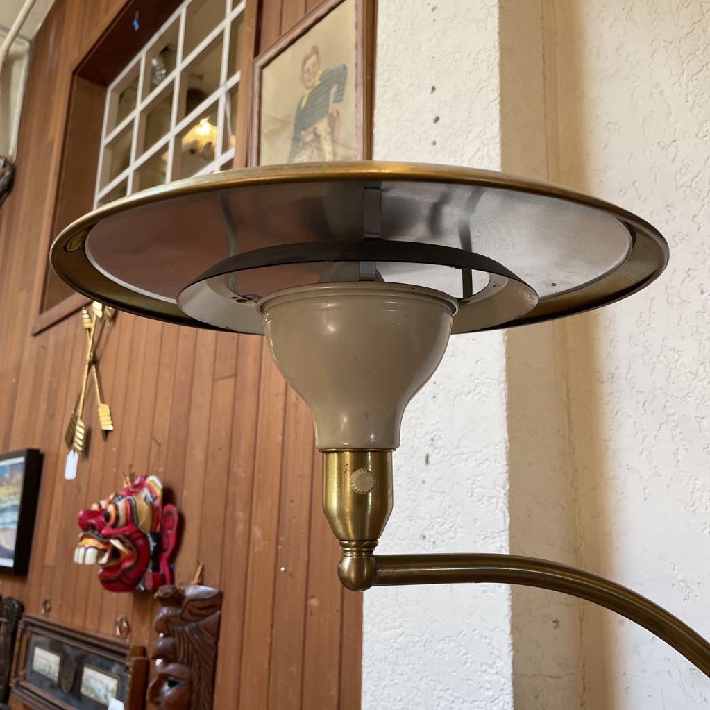 Golden Flying Saucer Sconce Lamp