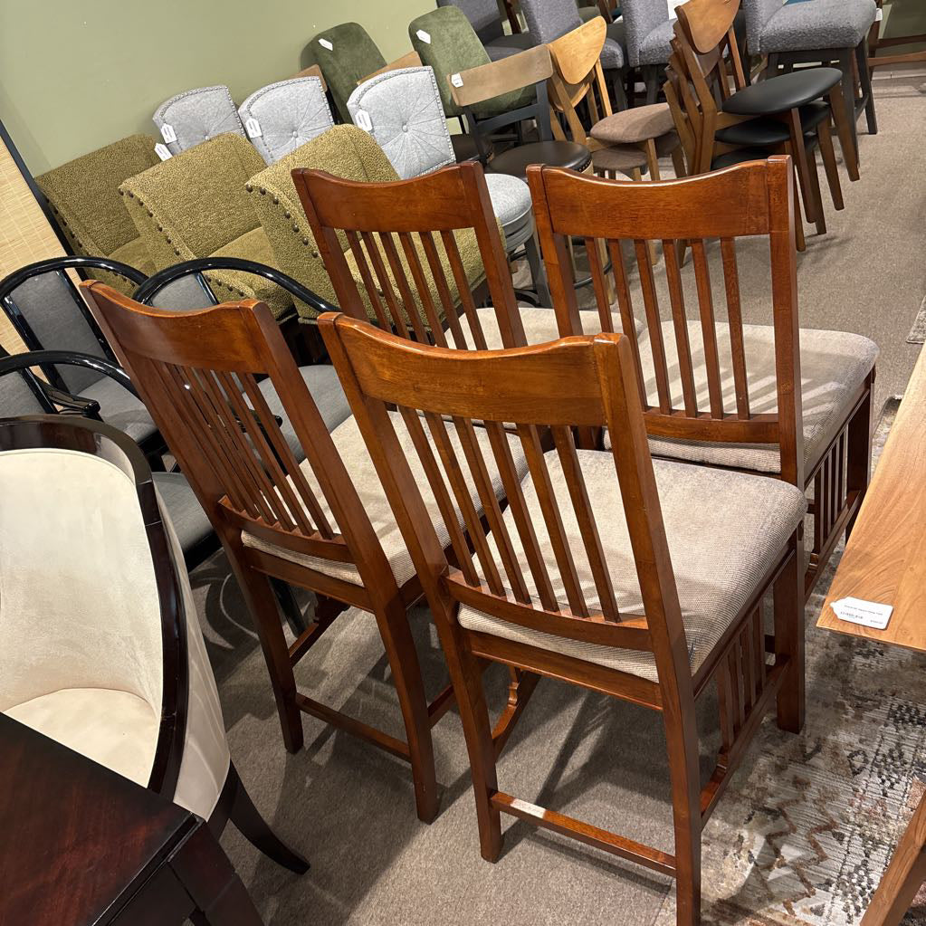 Mission Style Counter Chair (SET OF 4)