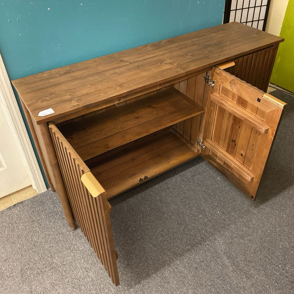 Slatted Front Pine Sideboard