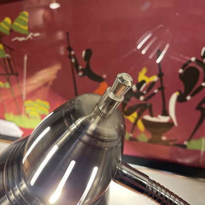 Brushed SS Gooseneck Desk Lamp