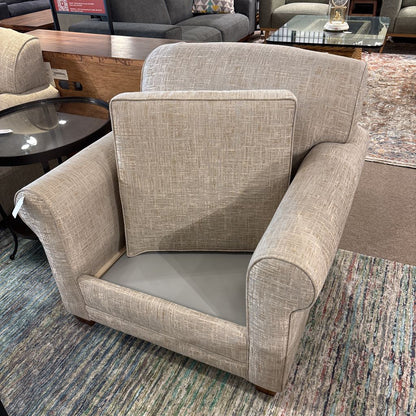 Patterned Cream Accent Chair U ACCENT CHAIRS