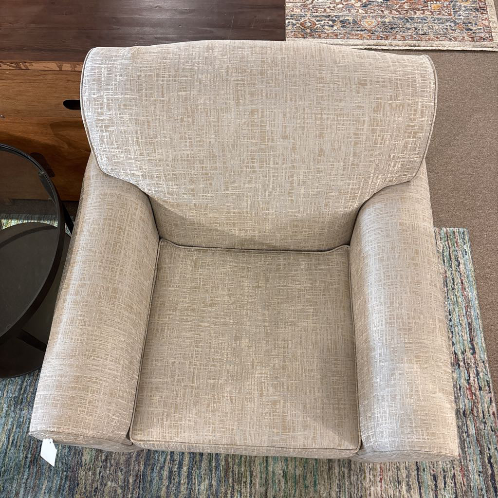 Patterned Cream Accent Chair U ACCENT CHAIRS