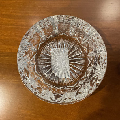 Heavy Cut Crystal Ashtray