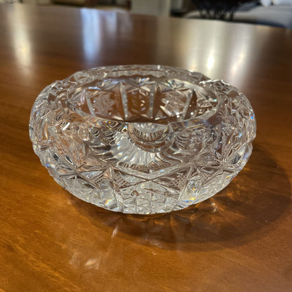 Heavy Cut Crystal Ashtray