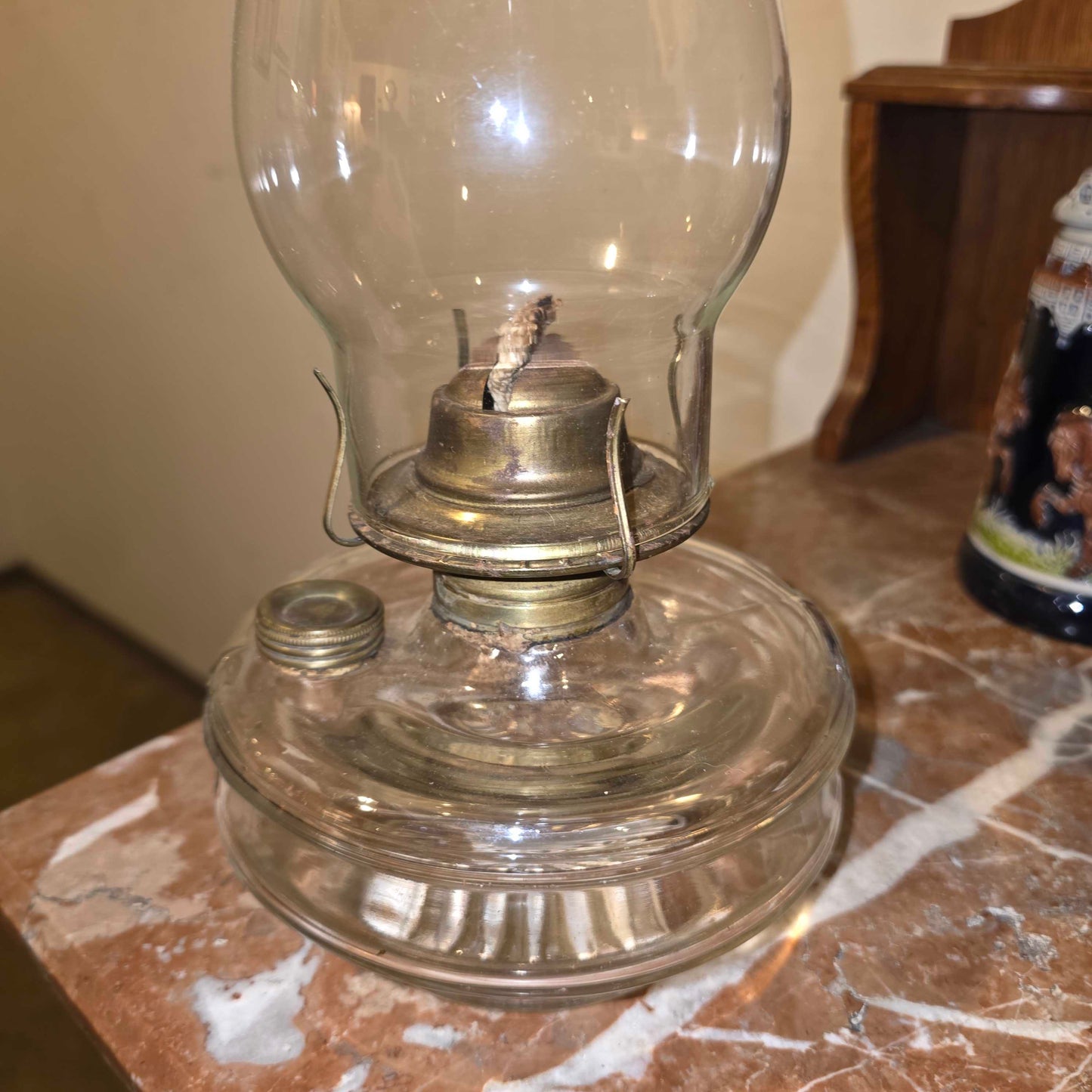 Vint. Oil Lamp
