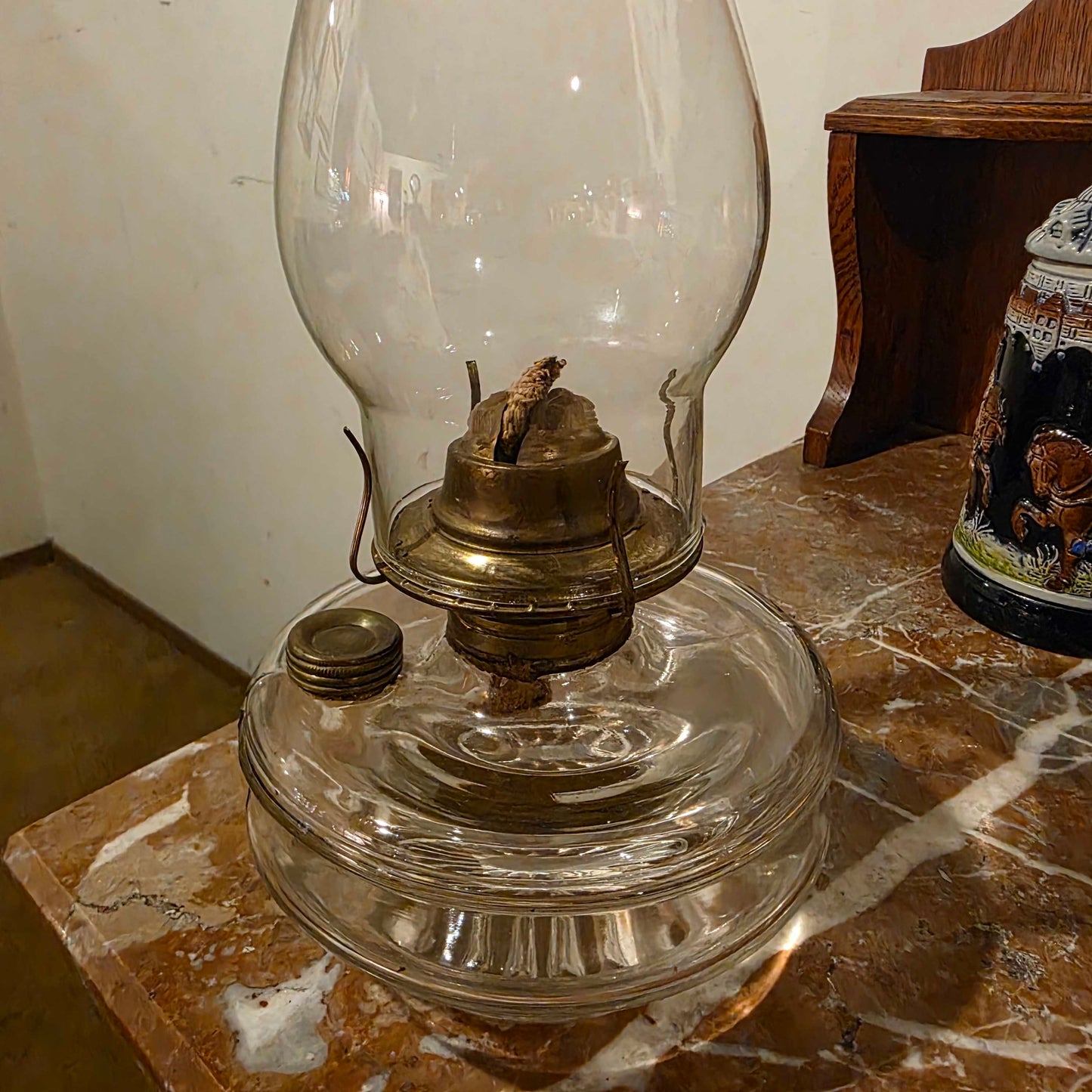 Vint. Oil Lamp
