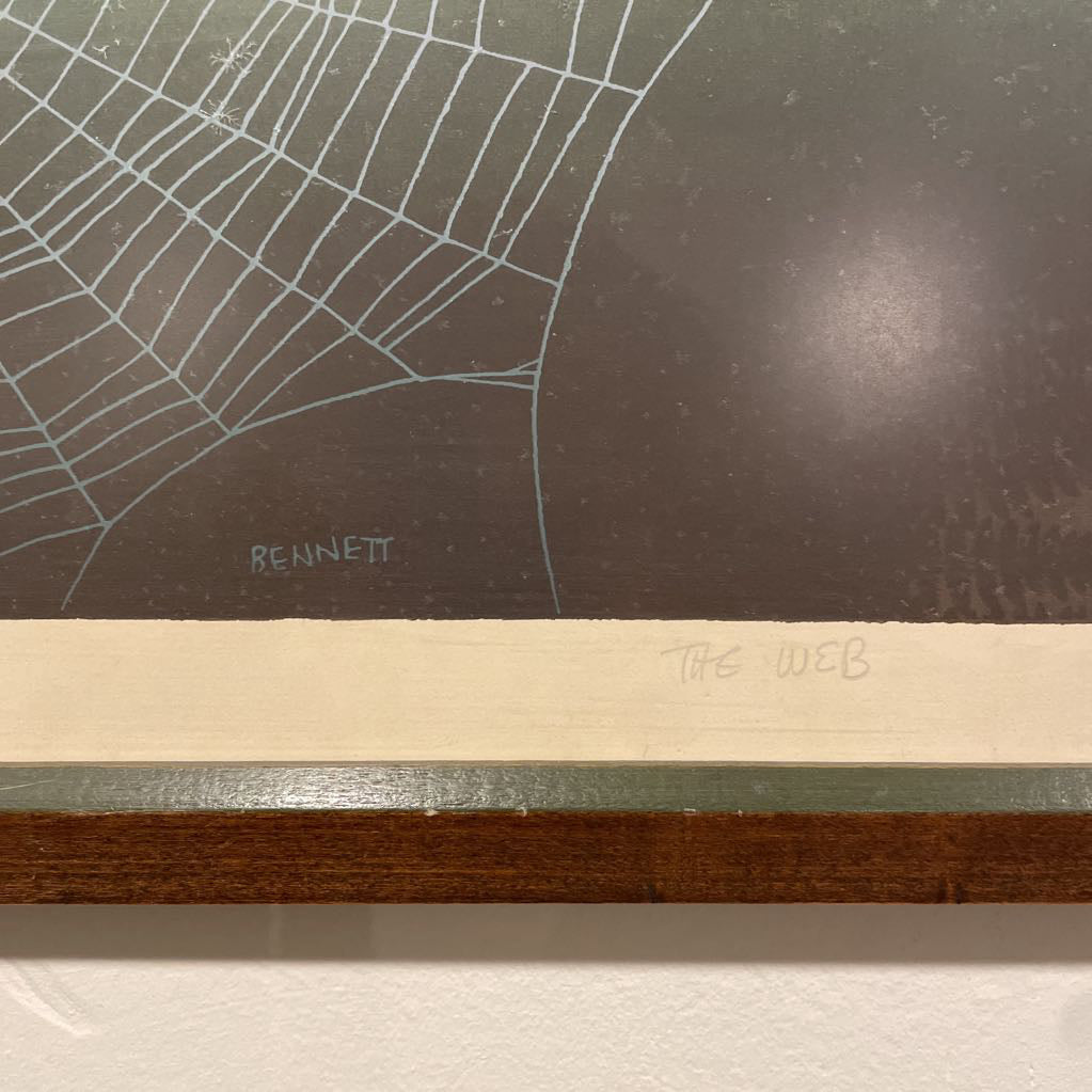 Elton Bennett "The Web" Serigraph