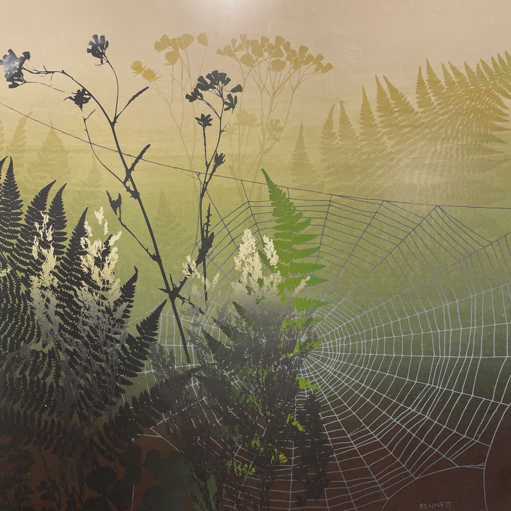 Elton Bennett "The Web" Serigraph
