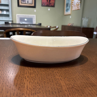 Large Lenox Silver Rim Dish