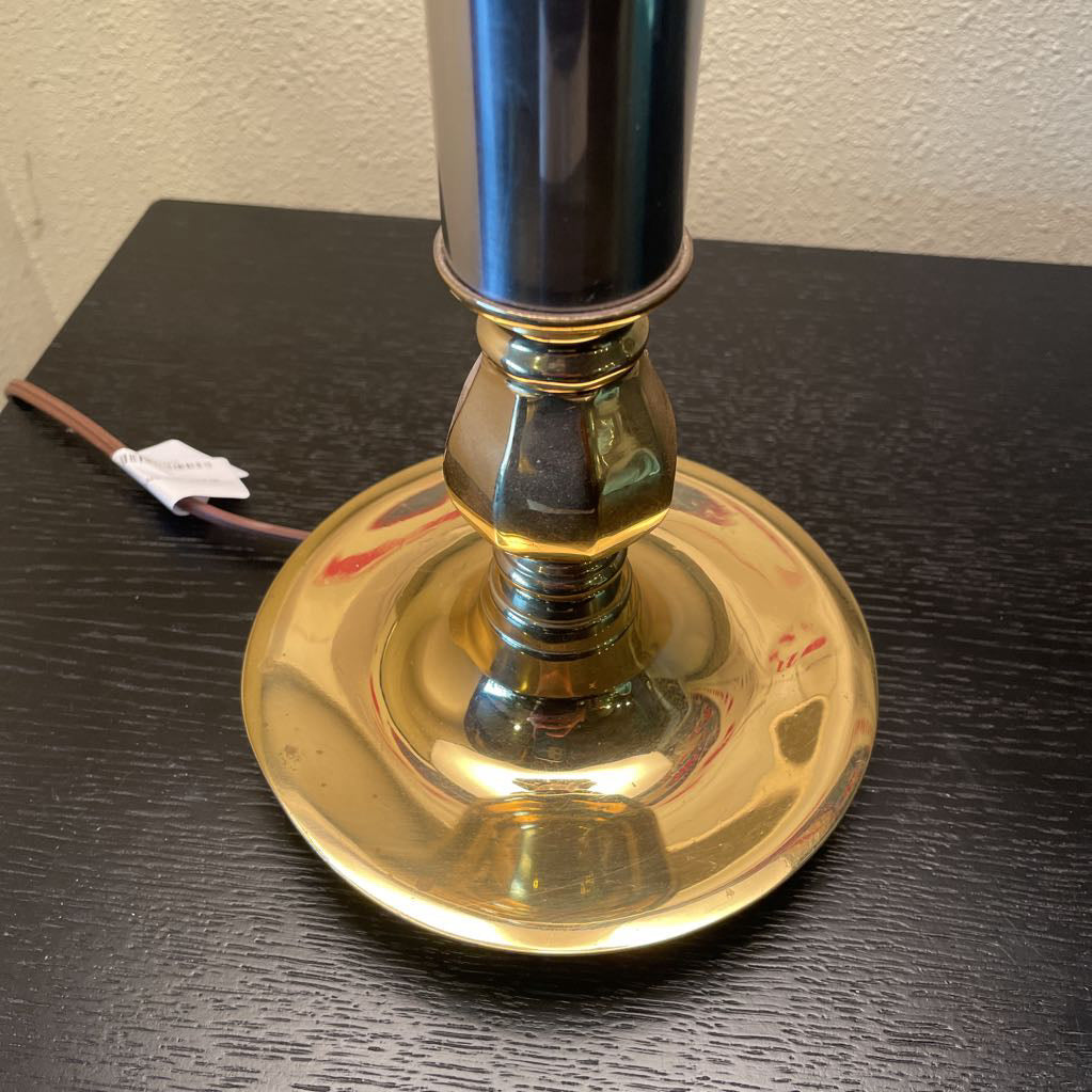 Brass and Chrome Table Lamp