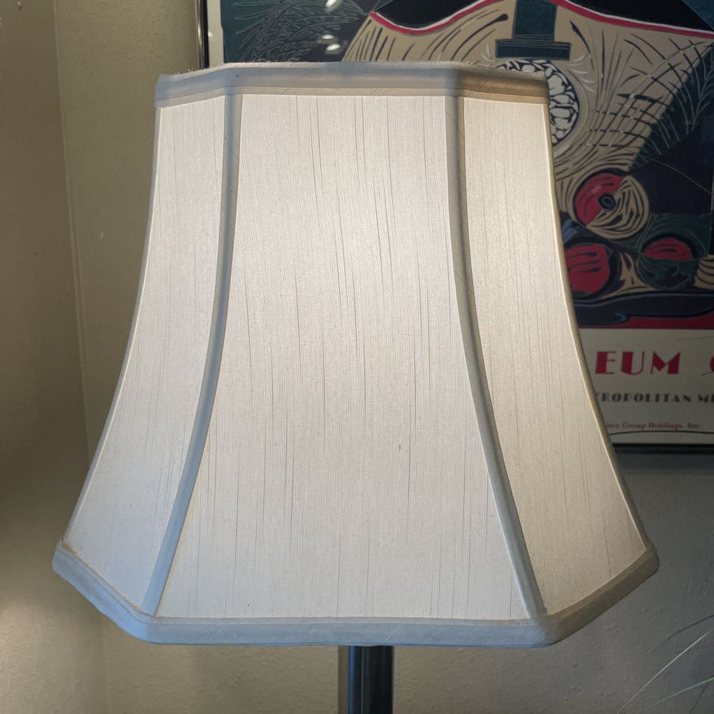 Brass and Chrome Table Lamp