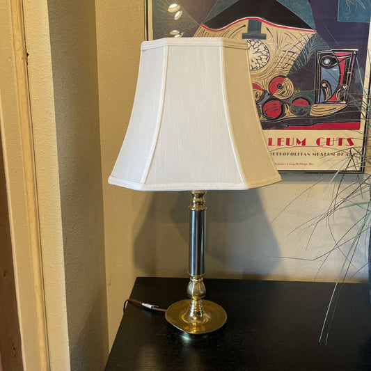 Brass and Chrome Table Lamp LAMPS