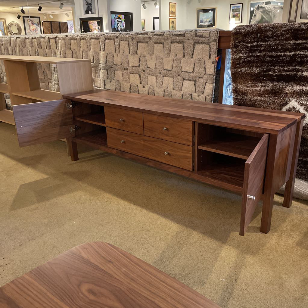 Room & Board Walnut 2 Door 3 Drawer Media Console C MEDIA STANDS
