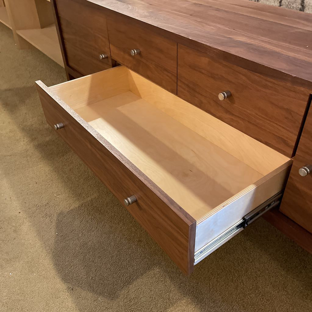Room & Board Walnut 2 Door 3 Drawer Media Console C MEDIA STANDS