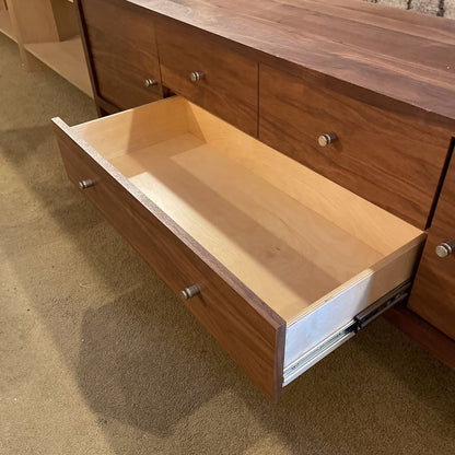 Room & Board Walnut 2 Door 3 Drawer Media Console C MEDIA STANDS