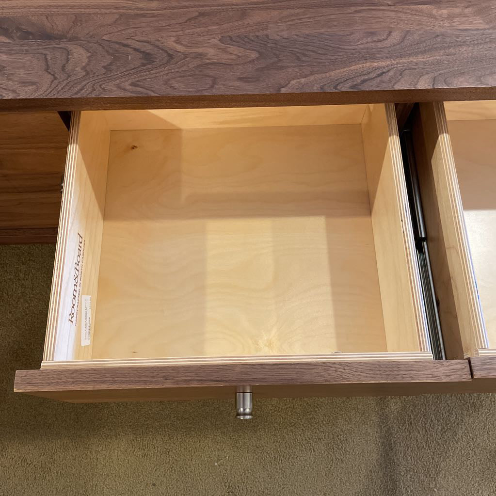 Room & Board Walnut 2 Door 3 Drawer Media Console C MEDIA STANDS