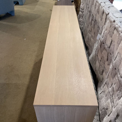 Crate & Barrel Terazza Natural Solid Oak Shelf Unit C BOOKSHELVES