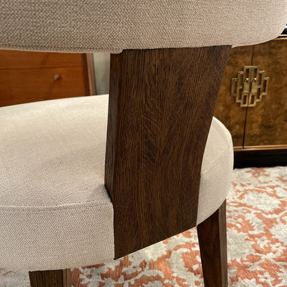 RH Padua Cream Fabric Dining Chairs SET of 6