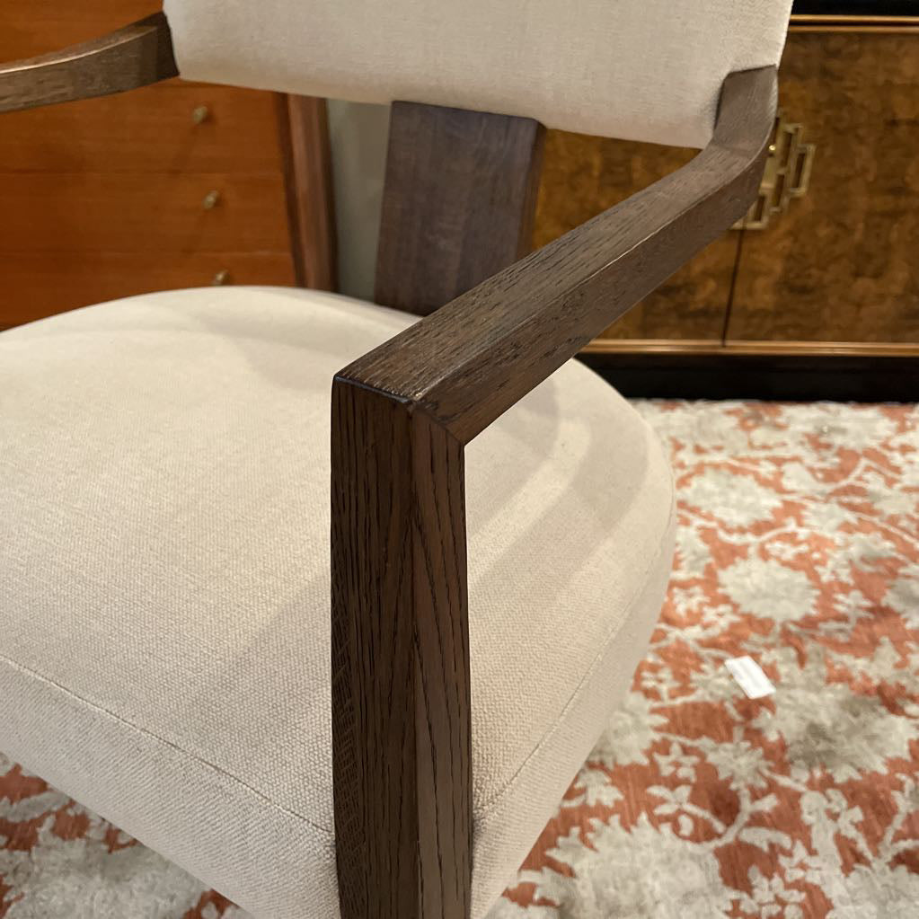 RH Padua Cream Fabric Dining Chairs SET of 6