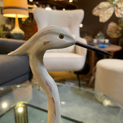 Standing White Heron Decor SMALLS