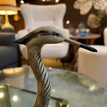 Green Tone Heron on Stand SMALLS