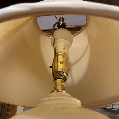 Cream Ginger Jar Lamp