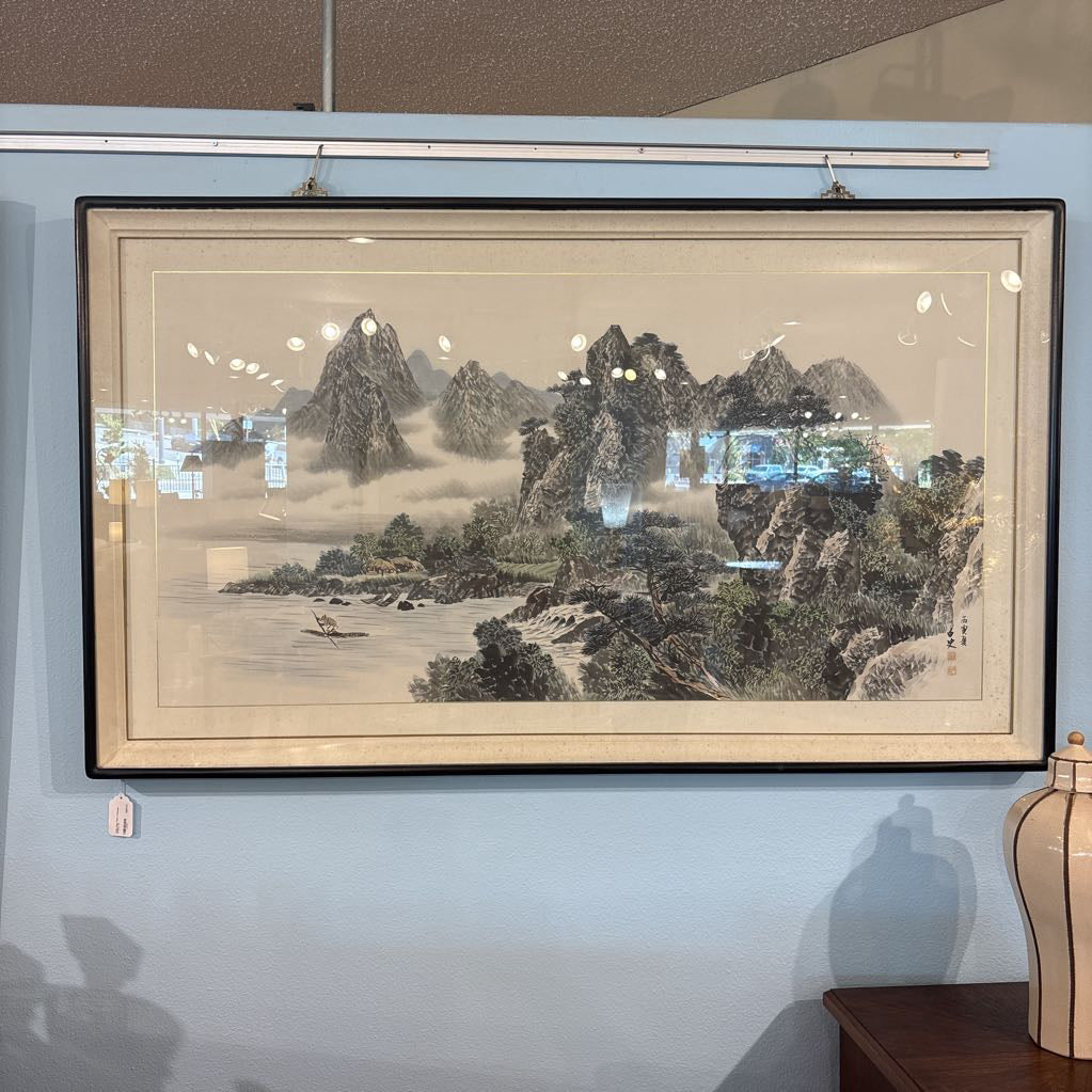 Large Asian Style Landscape Artwork ART