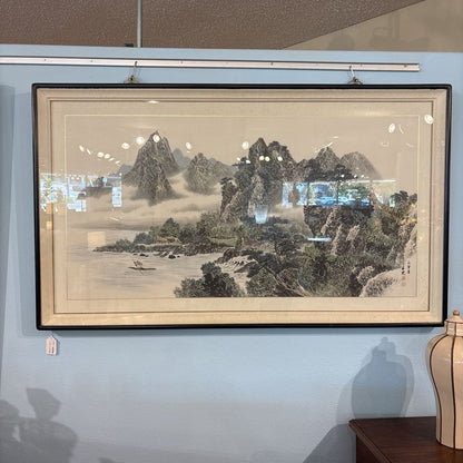 Large Asian Style Landscape Artwork ART