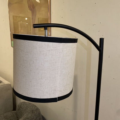 Faux Wood Table Lamp w/ USB and Electrical Outlets AS IS LAMPS