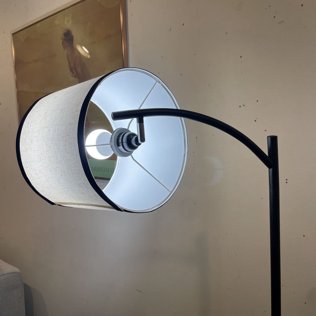 Faux Wood Table Lamp w/ USB and Electrical Outlets AS IS LAMPS