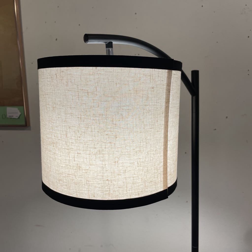 Faux Wood Table Lamp w/ USB and Electrical Outlets AS IS LAMPS