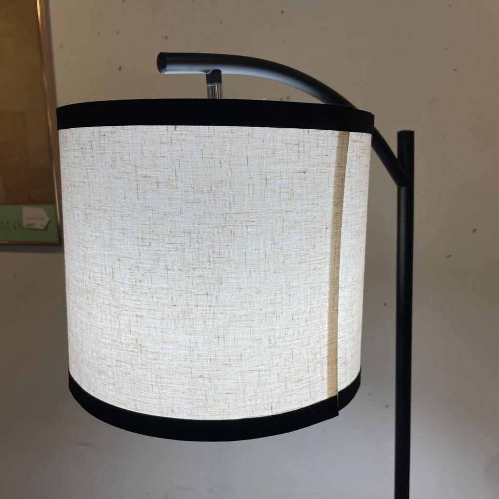 Faux Wood Table Lamp w/ USB and Electrical Outlets AS IS LAMPS